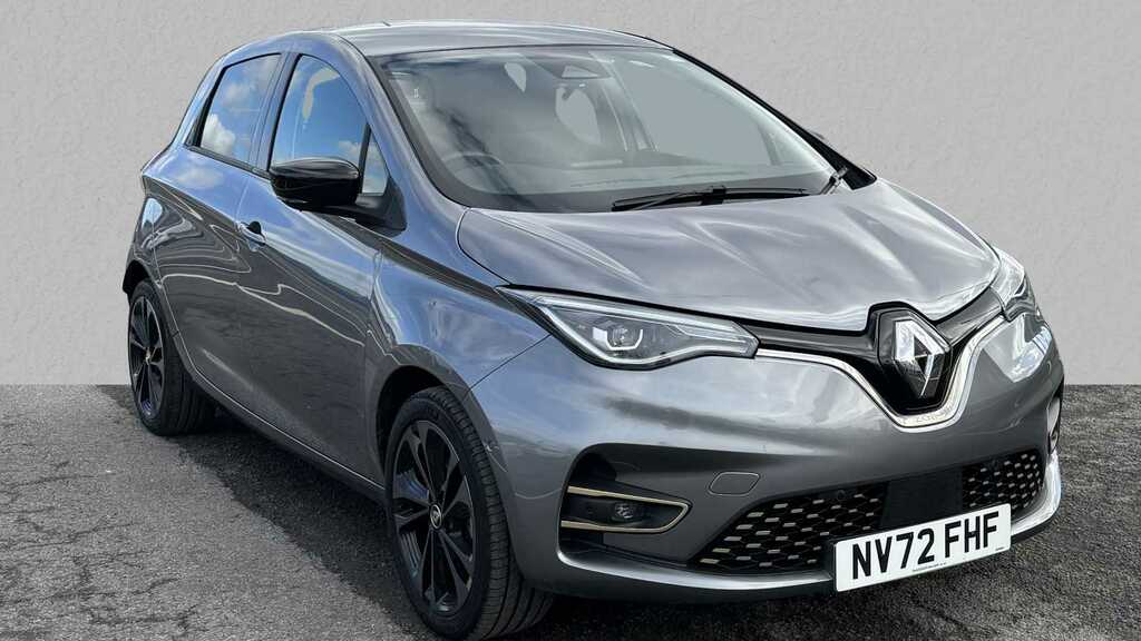 Compare Renault Zoe 100Kw Iconic R135 50Kwh Boost Charge NV72FHF Grey