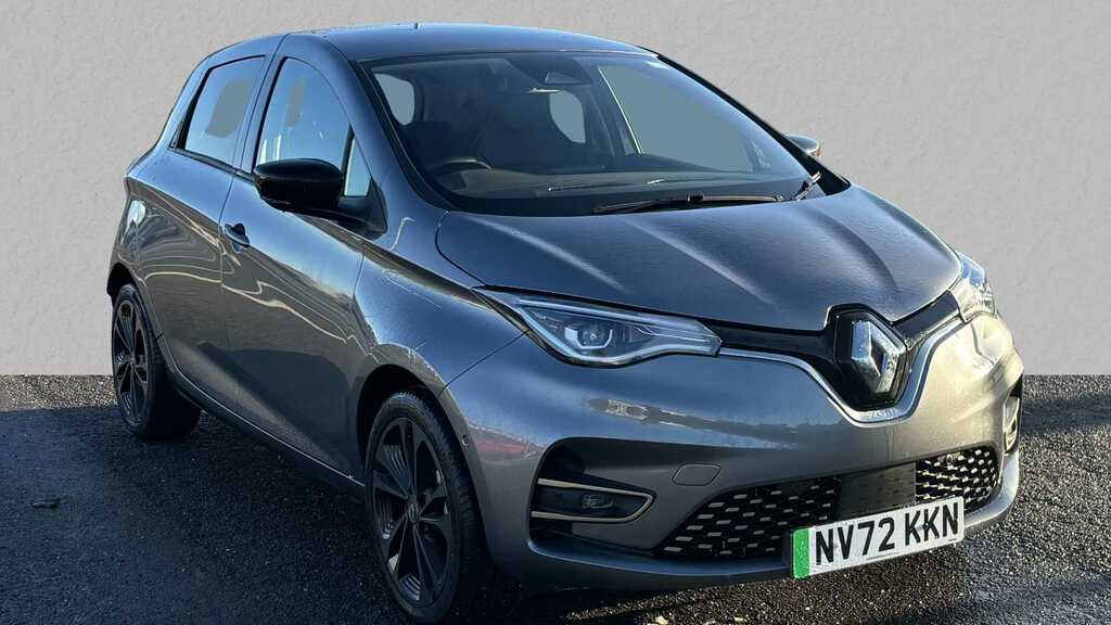 Compare Renault Zoe 100Kw Iconic R135 50Kwh Boost Charge NV72KKN Grey