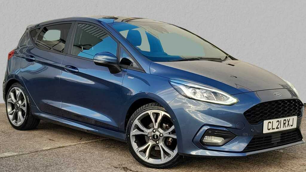 Compare Ford Fiesta 1.0 Ecoboost Hybrid Mhev 125 St-line X Edition CL21RXJ Blue