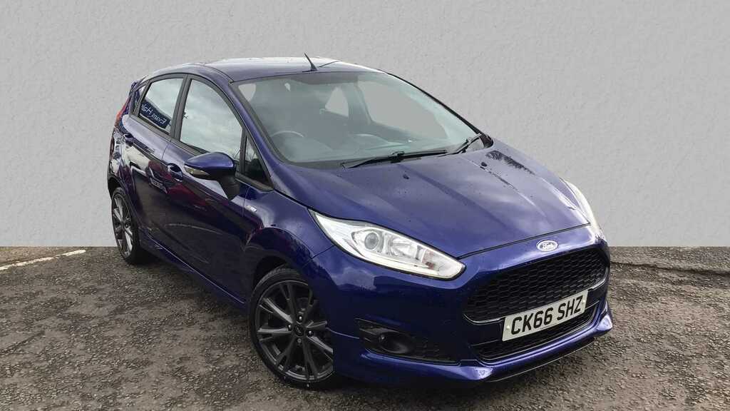 Compare Ford Fiesta 1.0 Ecoboost 140 St-line CK66SHZ Blue