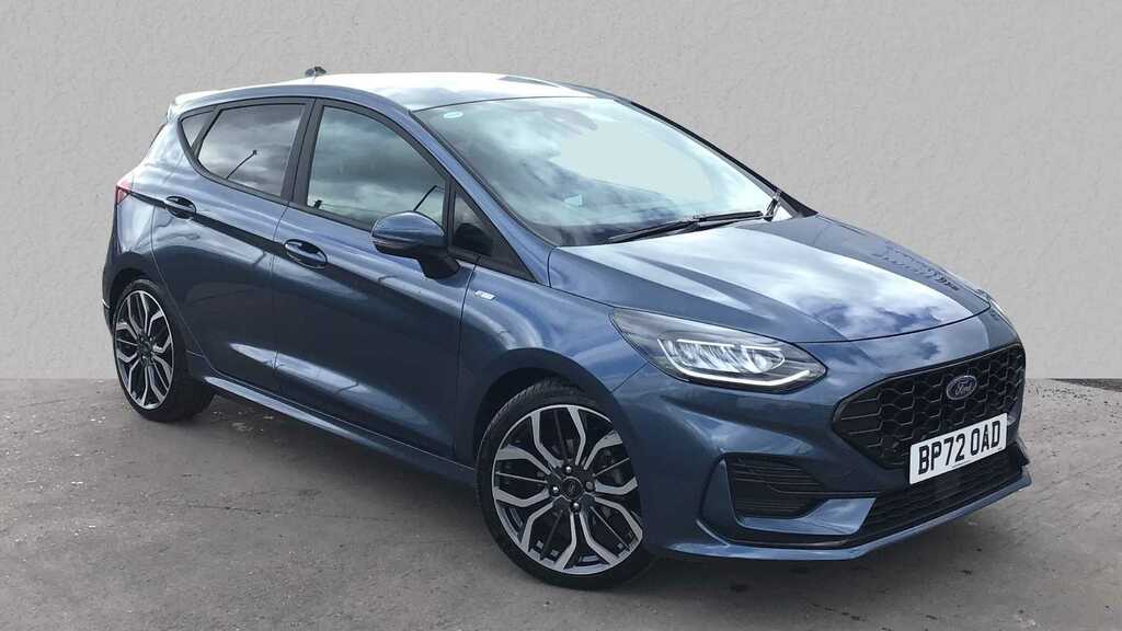 Compare Ford Fiesta 1.0 Ecoboost St-line X BP72OAD Blue