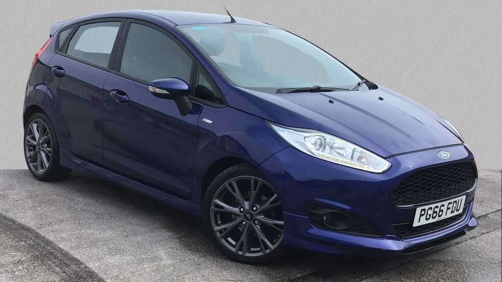 Compare Ford Fiesta 1.0 Ecoboost 125 St-line PG66FDU Blue