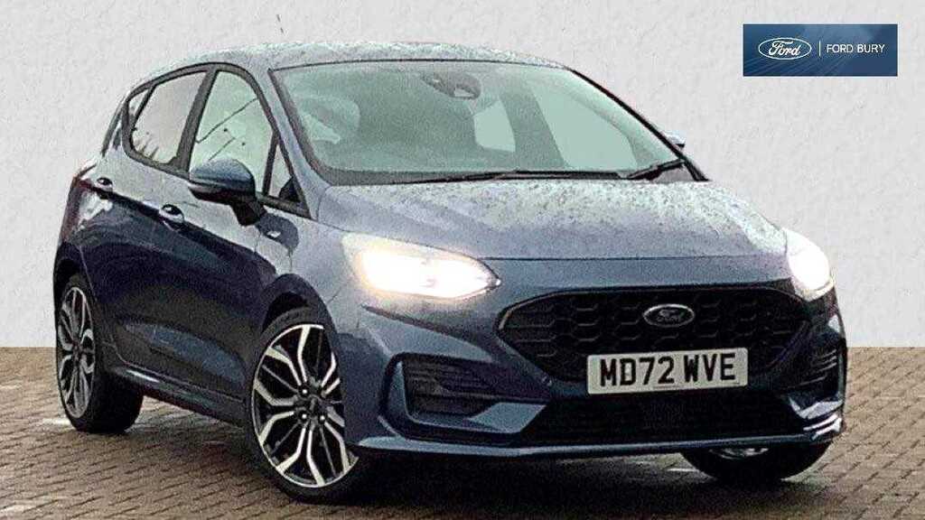 Compare Ford Fiesta 1.0 Ecoboost Hybrid Mhev 125 St-line X Edition MD72WVE Blue