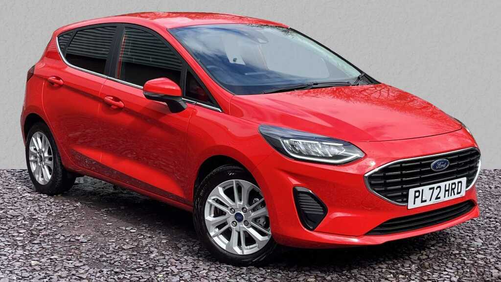 Compare Ford Fiesta 1.0 Ecoboost Hybrid Mhev 125 Titanium PL72HRD Red