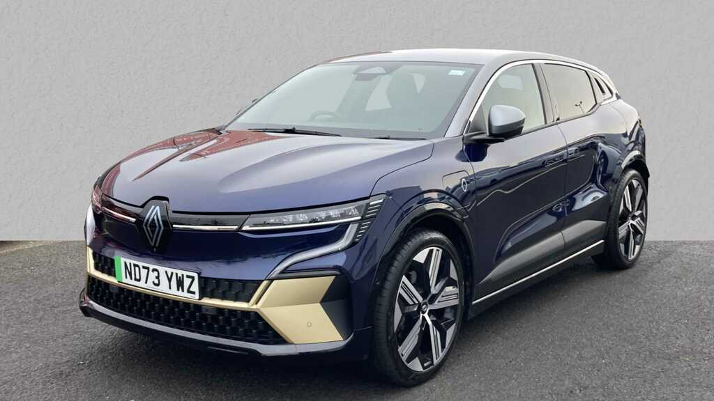 Compare Renault Megane E-Tech Ev60 160Kw Iconic 60Kwh Optimum Charge ND73YWZ Blue