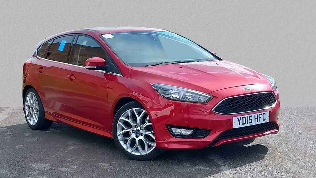 Compare Ford Focus 1.5 Ecoboost Zetec S YD15HFC Red