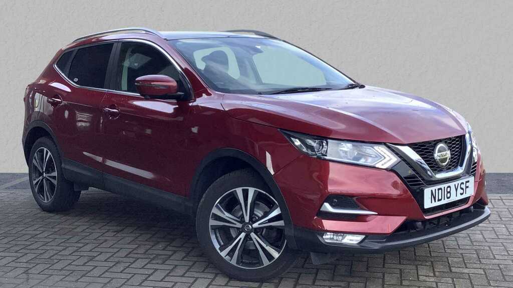 Compare Nissan Qashqai N-connecta Dci ND18YSF Red