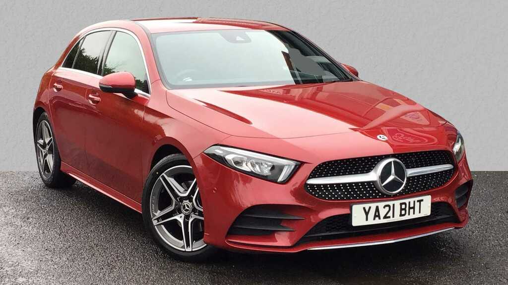 Compare Mercedes-Benz A Class A180 Amg Line Executive YA21BHT Red