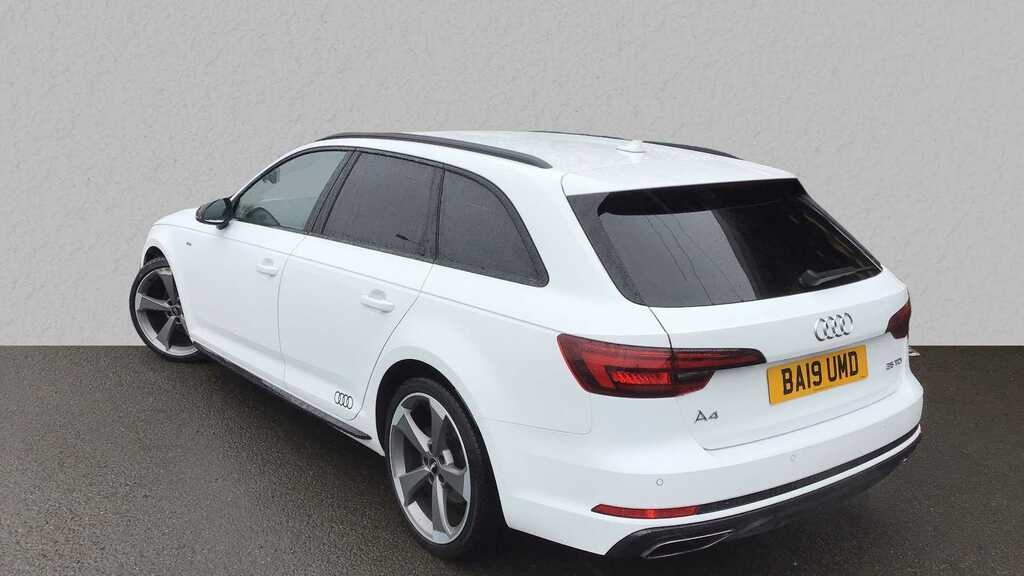 Compare Audi A4 Avant Tdi S Line Black Edition BA19UMD White