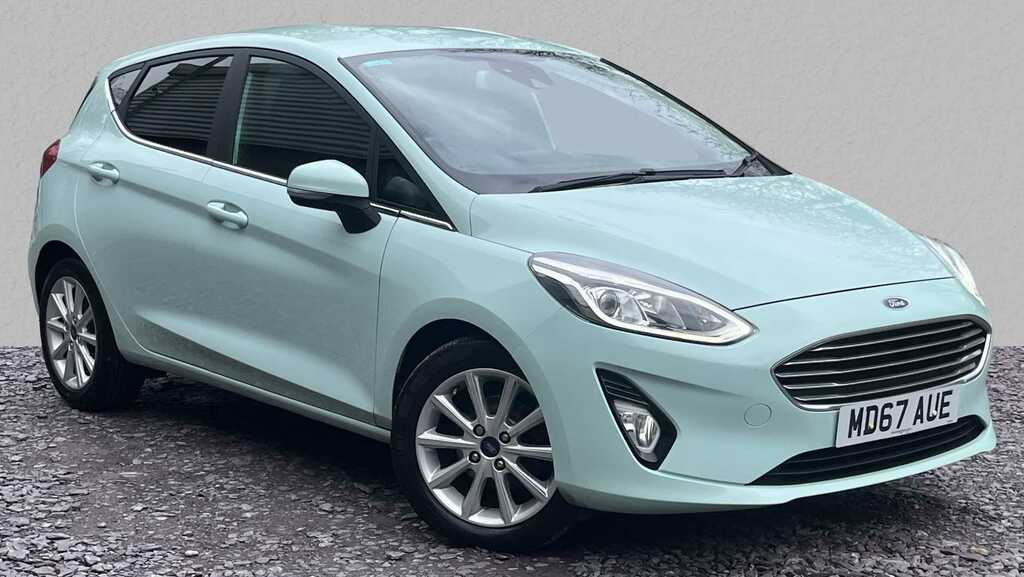 Compare Ford Fiesta 1.0 Ecoboost Titanium Bo Play MD67AUE Green