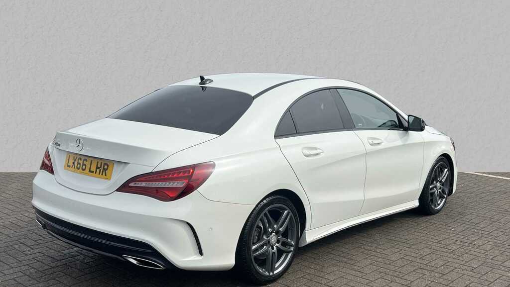Compare Mercedes-Benz CLA Class 200D Amg Line Tip LX66LHR White