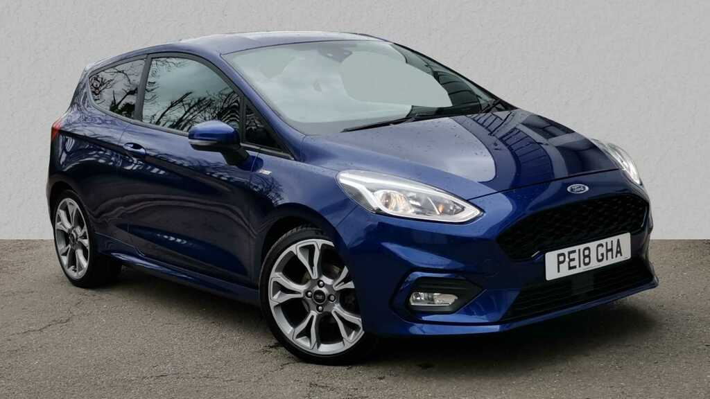 Compare Ford Fiesta 1.0 Ecoboost 140 St-line X PE18GHA Blue