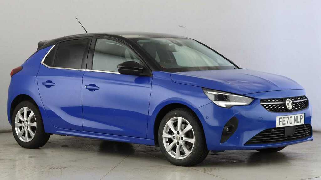 Compare Vauxhall Corsa 1.2 Turbo Elite Nav FE70NLP Blue