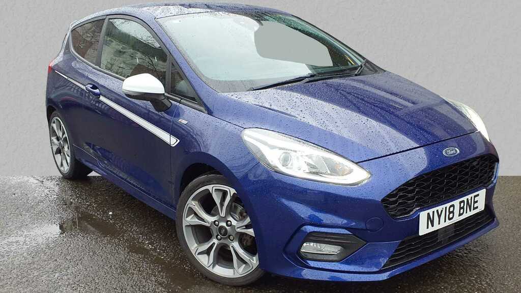Compare Ford Fiesta 1.0 Ecoboost 125 St-line NY18BNE Blue