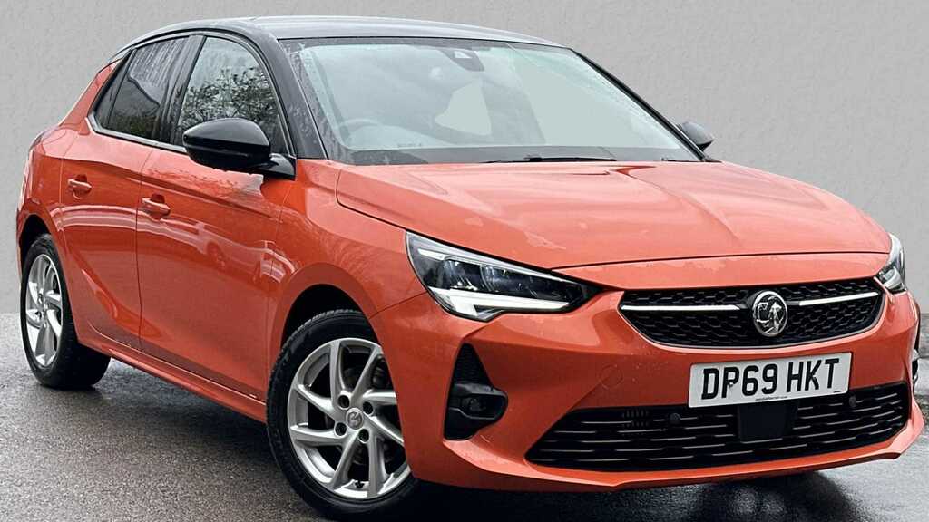 Compare Vauxhall Corsa 1.2 Turbo Sri Premium DP69HKT Orange