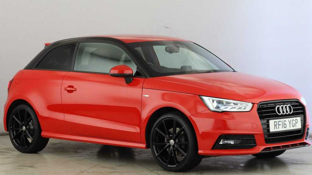 Compare Audi A1 1.4 Tfsi 150 Black Edition S Tronic RF16YGP Red