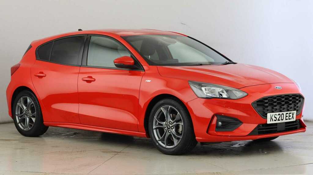 Compare Ford Focus 1.0 Ecoboost Hybrid Mhev 125 St-line Edition KS20EEX Red