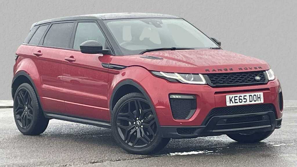 Compare Land Rover Range Rover Evoque Hse Dynamic KE65DOH Red