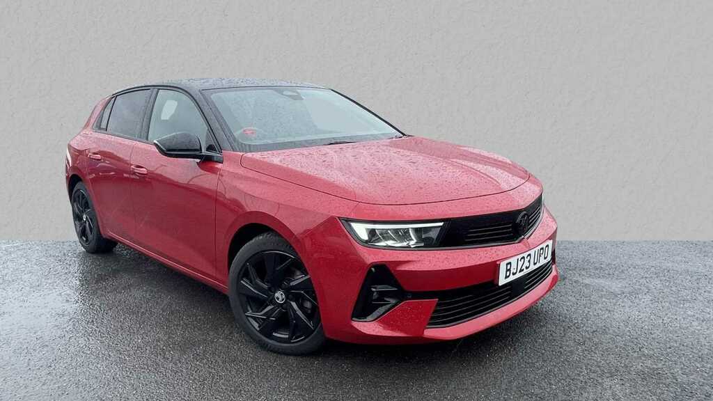 Compare Vauxhall Astra 1.2 Turbo 130 Gs BJ23UPO Red