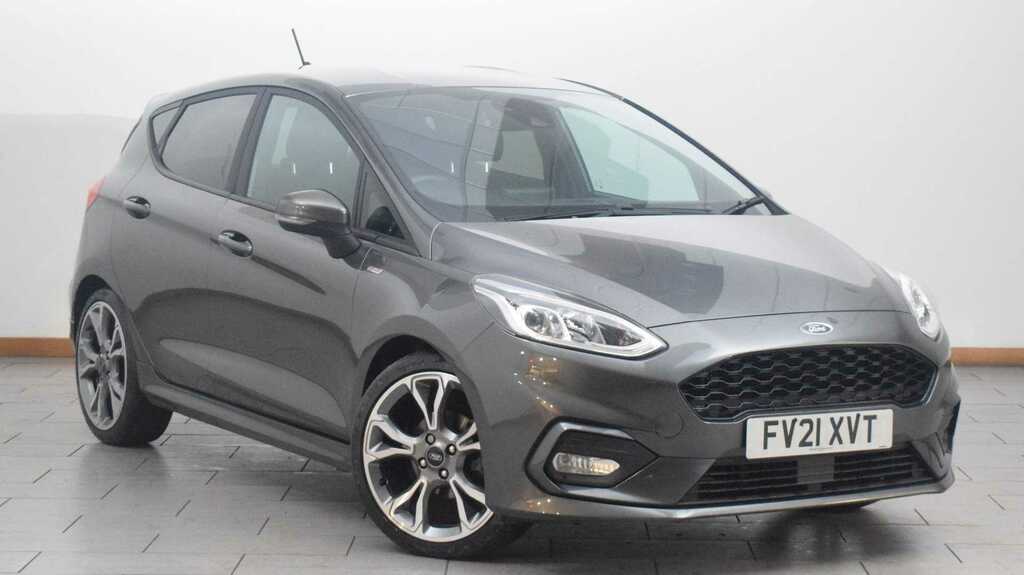 Compare Ford Fiesta 1.0 Ecoboost Hybrid Mhev 125 St-line X Edition FV21XVT Grey