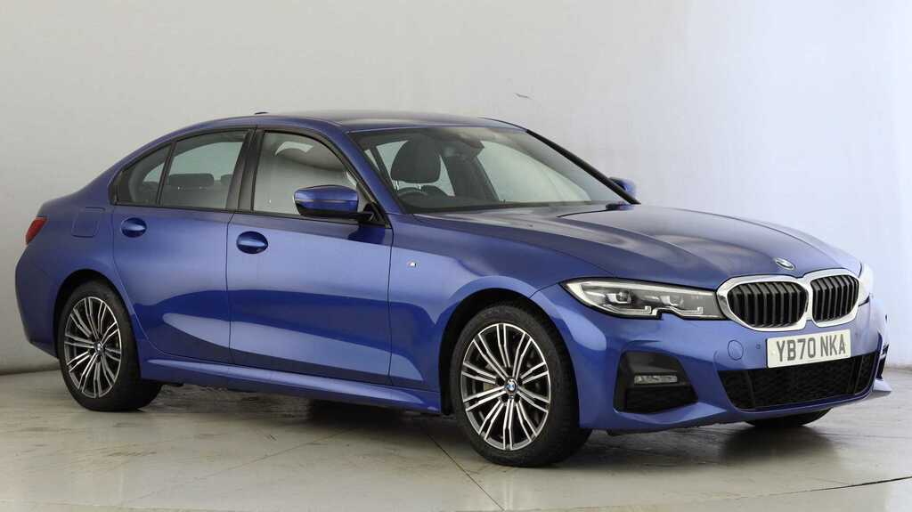Compare BMW 3 Series 330E M Sport Step YB70NKA Blue