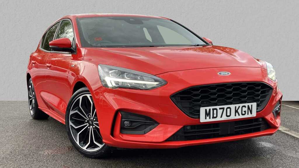 Compare Ford Focus 1.0 Ecoboost Hybrid Mhev 125 St-line X Edition MD70KGN Red