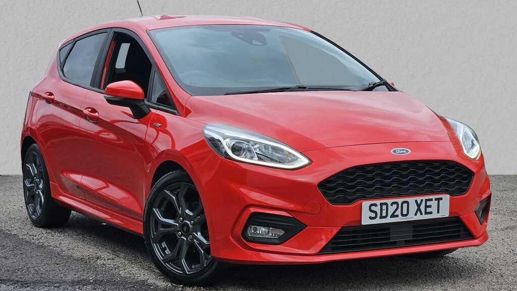 Compare Ford Fiesta 1.0 Ecoboost Hybrid Mhev 125 St-line Edition SD20XET Red