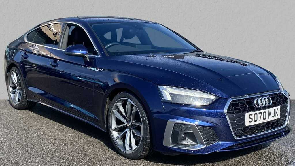 Compare Audi A5 A5 Sportback 35 Tfsi Mhev S Line S-a SO70MJK Blue
