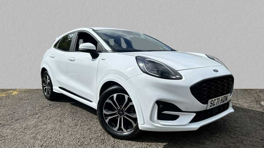Compare Ford Puma 1.0 Ecoboost Hybrid Mhev St-line Dct SC71HDN White