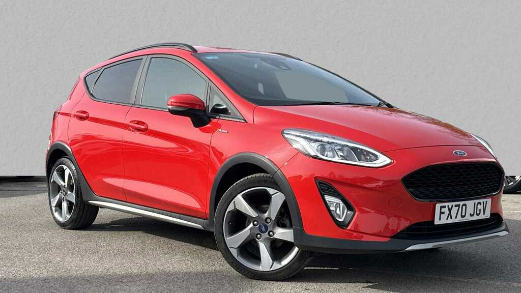 Compare Ford Fiesta 1.0 Ecoboost Hybrid Mhev 125 Active Edition FX70JGV Red