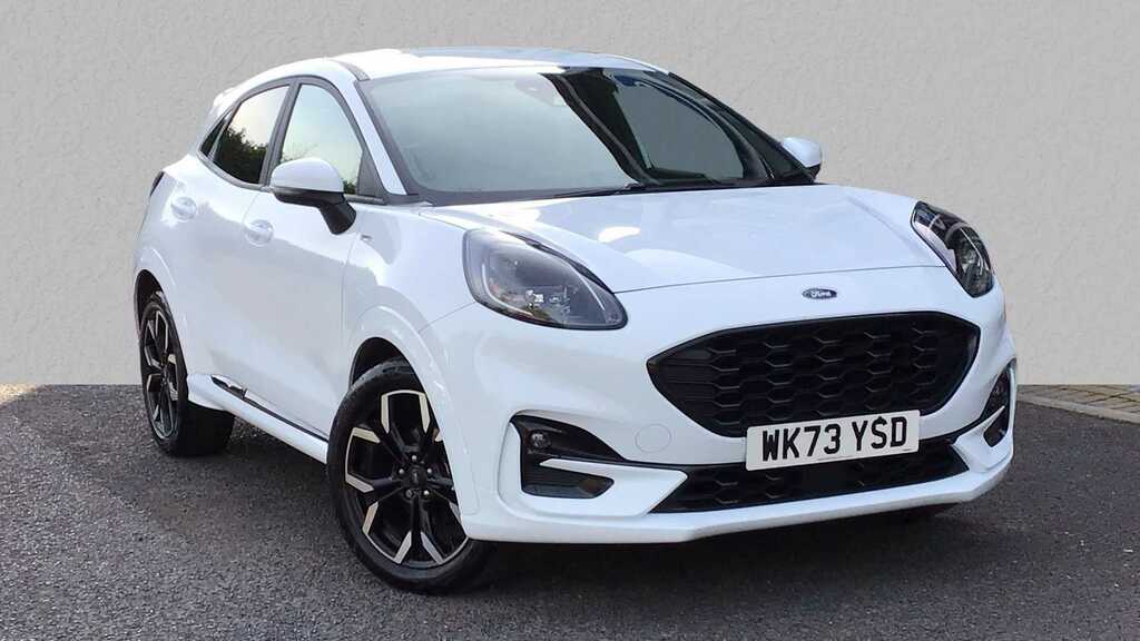 Compare Ford Puma 1.0 Ecoboost Hybrid Mhev St-line X Dct WK73YSD White