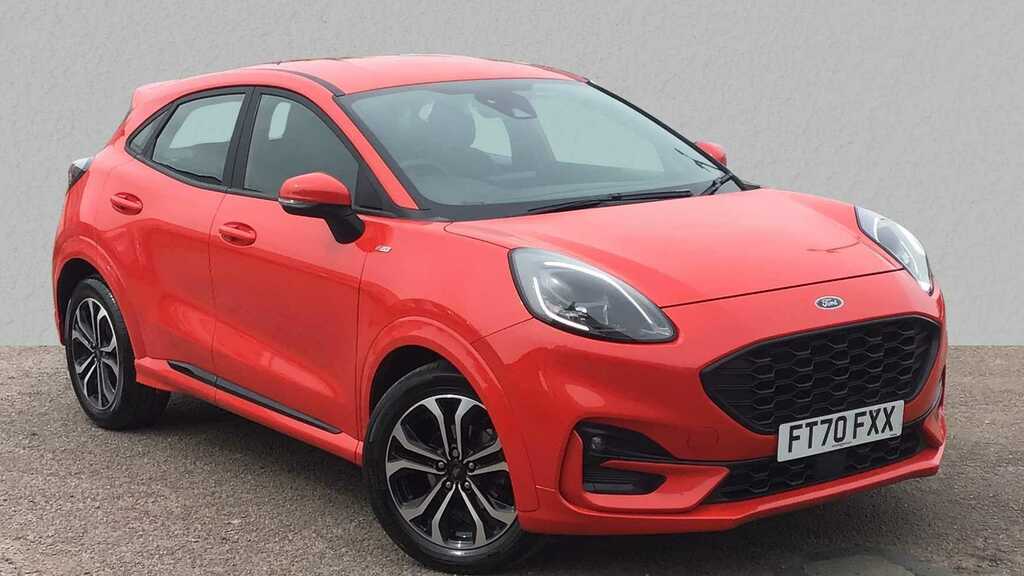 Compare Ford Puma 1.0 Ecoboost Hybrid Mhev St-line FT70FXX Red