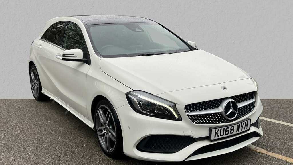 Compare Mercedes-Benz A Class A200d Amg Line Premium Plus KU68WYM White