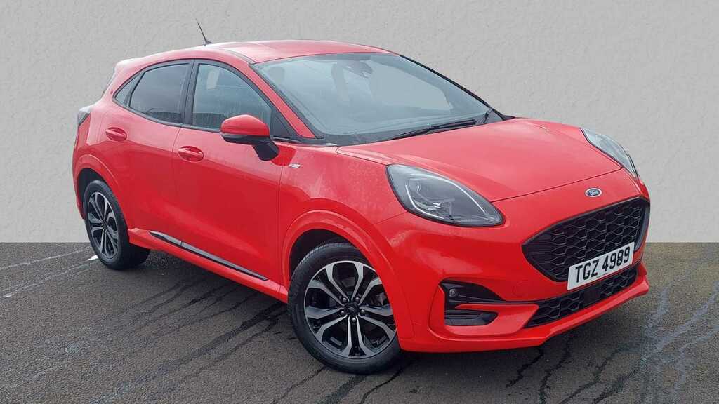 Compare Ford Puma 1.0 Ecoboost Hybrid Mhev St-line TGZ4989 Red