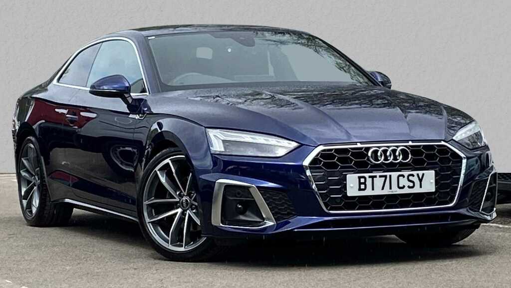 Compare Audi A5 35 Tdi S Line S Tronic BT71CSY Blue