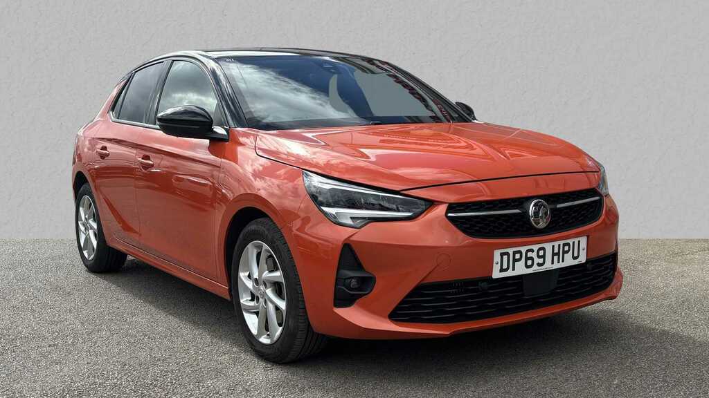 Compare Vauxhall Corsa 1.2 Turbo Sri DP69HPU Orange