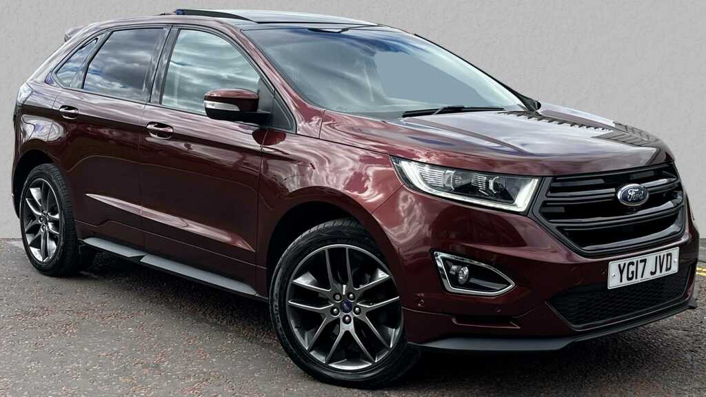Compare Ford Edge 2.0 Tdci 180 Sport YG17JVD Red