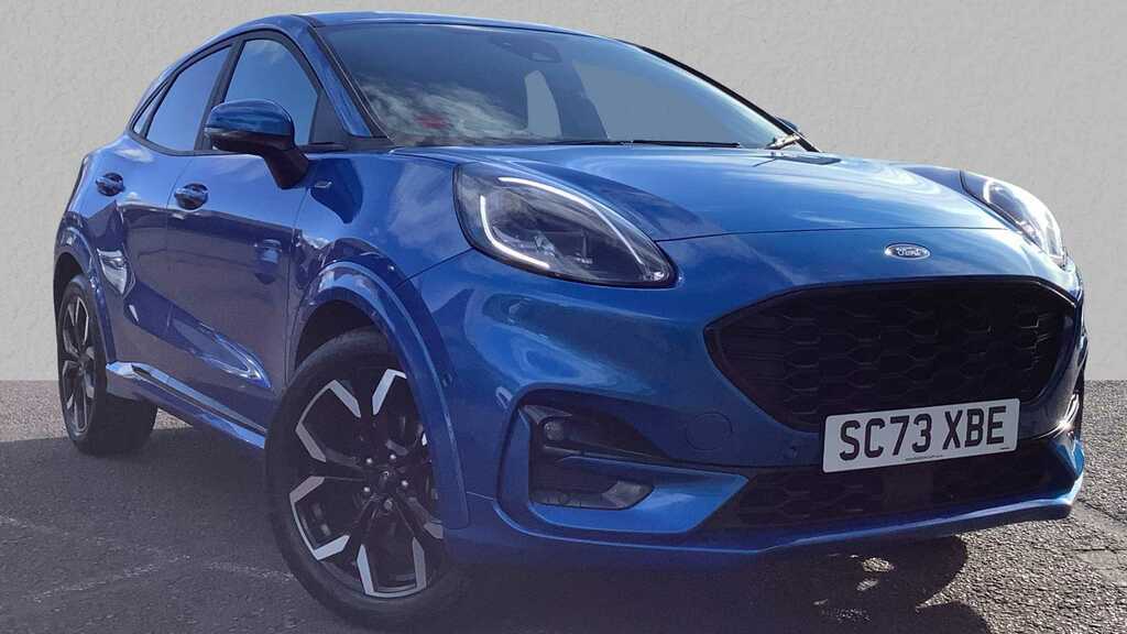 Compare Ford Puma 1.0 Ecoboost Hybrid Mhev St-line X Dct SC73XBE Blue