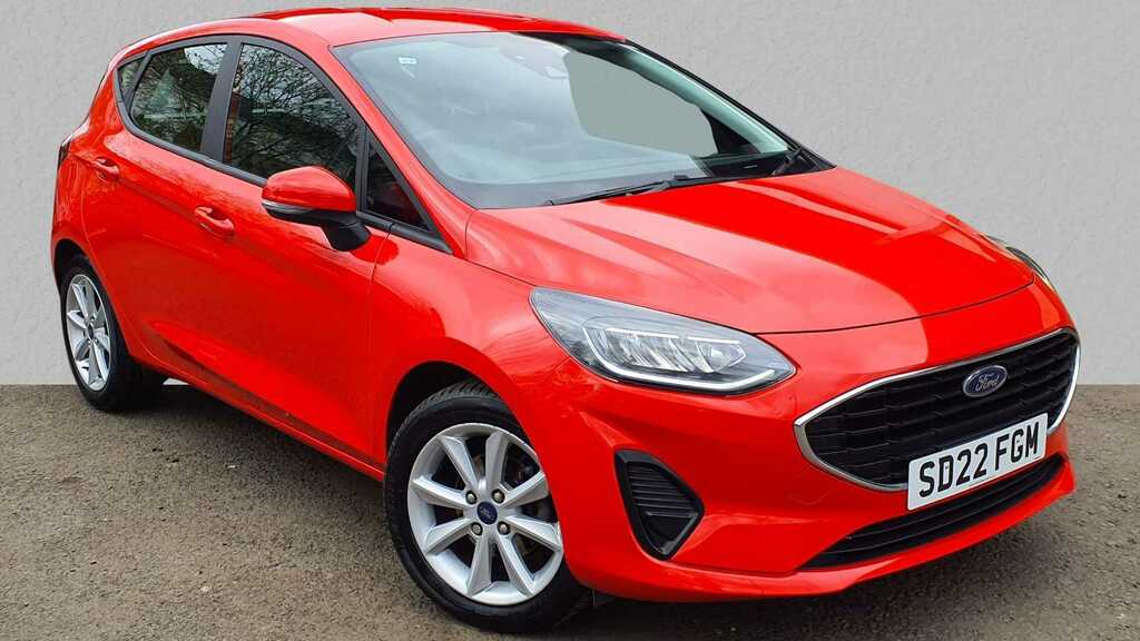 Compare Ford Fiesta 1.0 Ecoboost Trend SD22FGM Red