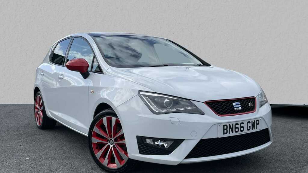 Compare Seat Ibiza 1.2 Tsi 110 Fr Red Edition Technology BN66GWP White