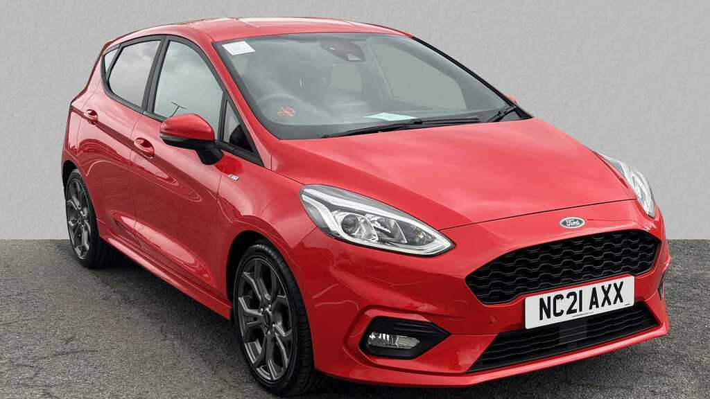 Compare Ford Fiesta 1.0 Ecoboost Hybrid Mhev 125 St-line Edition NC21AXX Red