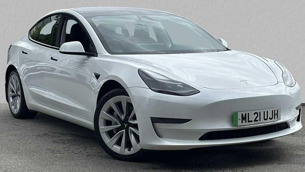 Tesla Model 3 Long Range Awd White #1