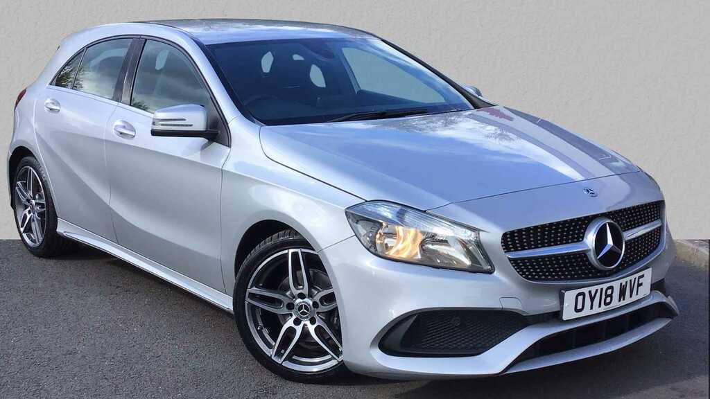 Compare Mercedes-Benz A Class A 200 D Amg Line OY18WVF Silver