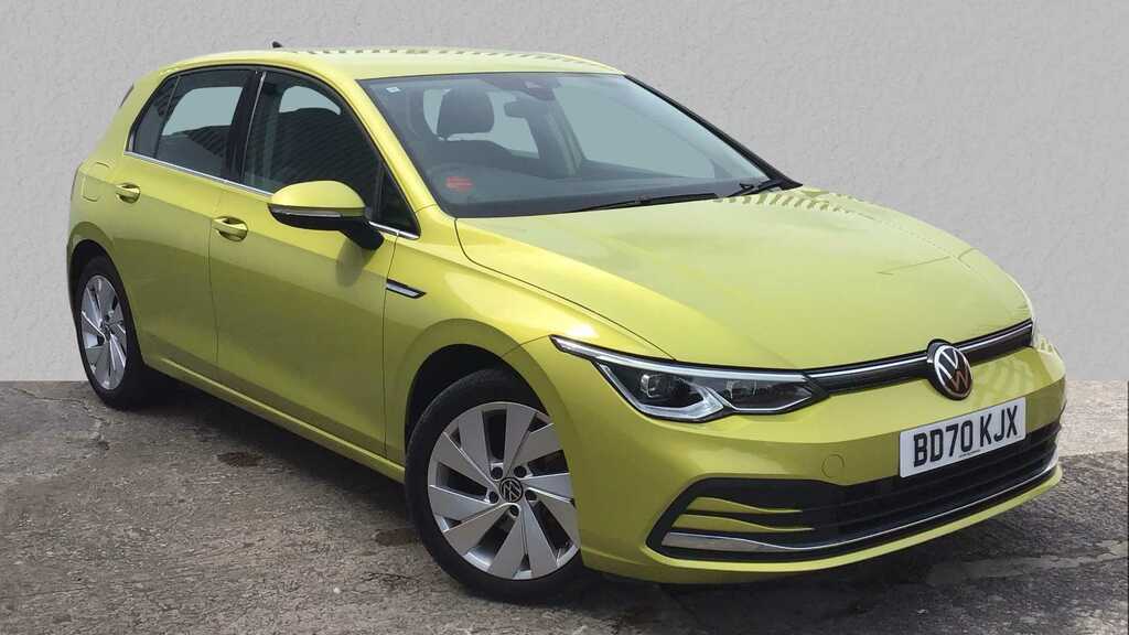 Compare Volkswagen Golf 1.5 Etsi 150 Style Dsg BD70KJX Yellow