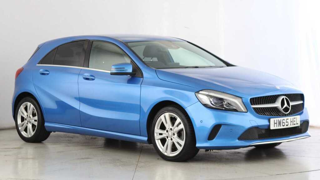 Compare Mercedes-Benz A Class A 200 D Sport Premium HW65HEL Blue