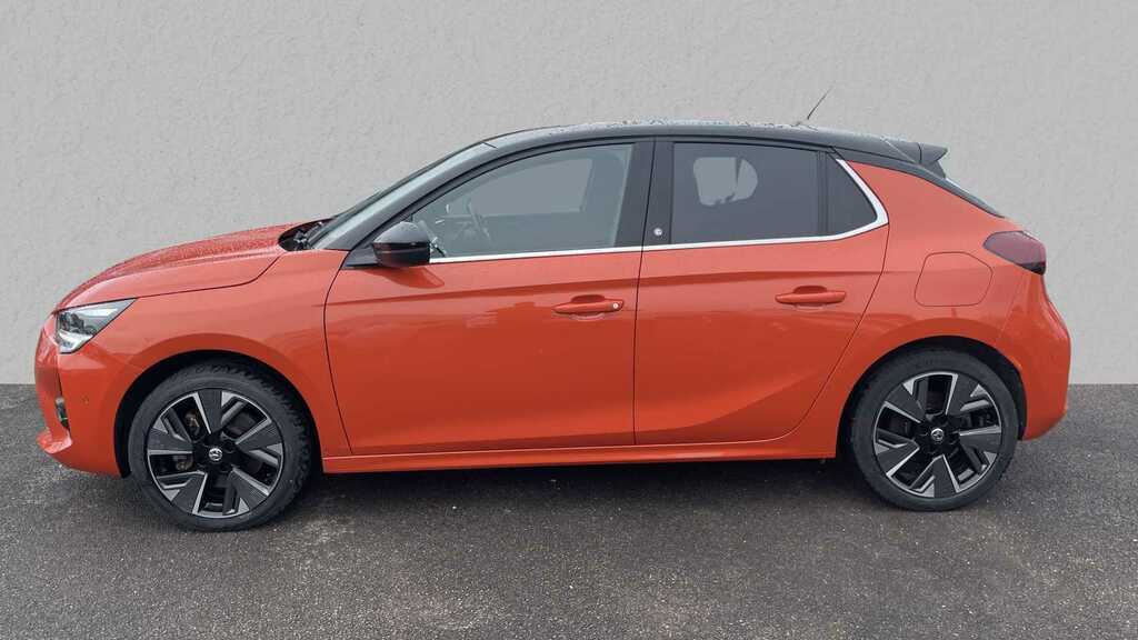Compare Vauxhall Corsa-e 100Kw Ultimate 50Kwh 11Kwch CA72HVW Orange