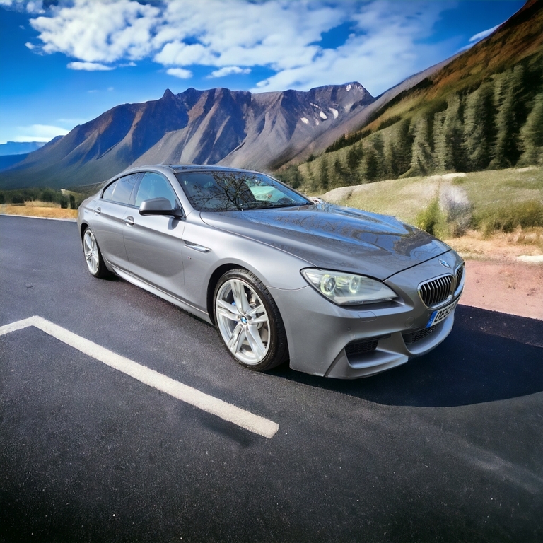 Compare BMW 6 Series Gran Coupe 2013 3.0 640D M Sport Gran Coupe 309 Bhp OE63XCY Grey
