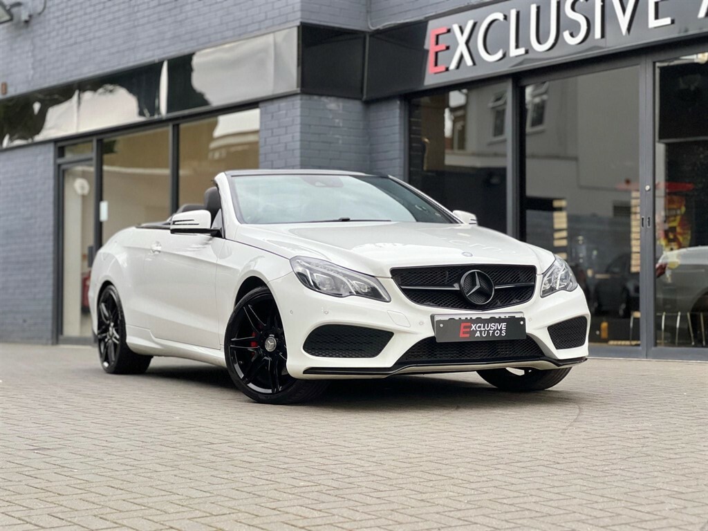 Compare Mercedes-Benz E Class 2.0 Amg Line Cabriolet G-tronic Euro 6 Ss CX16ONF White