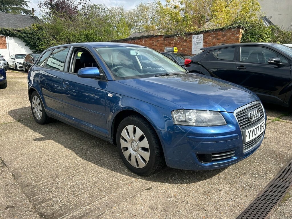 Compare Audi A3 1.6 Special Edition 8V 101 Bhp YY07BPZ Blue