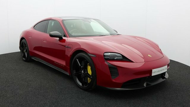 Compare Porsche Taycan Turbo S 93Kwh RJ70AWY Red